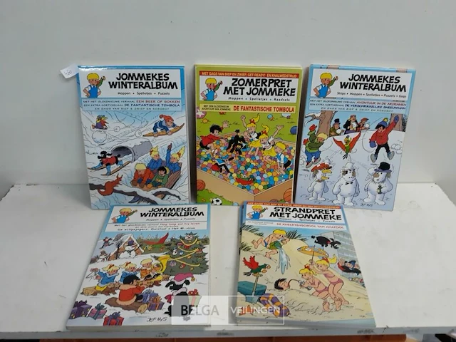 10 x jommekes doe-kleur en leesboek 5 assorti - afbeelding 1 van  3