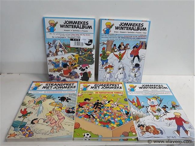 10 x jommekes doe-kleur en leesboek mix - afbeelding 1 van  2