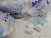 10 x katoenen bolletjes 100 stuks - afbeelding 2 van  2
