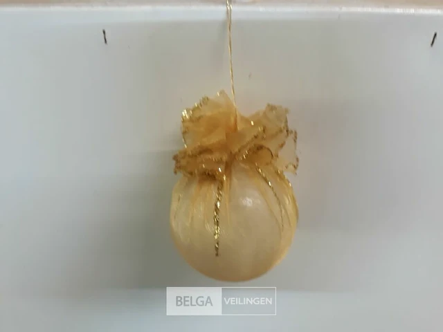 10 x kerstbal pvc bal in zakje 7 cm - afbeelding 3 van  3
