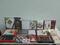 10 x kerstkaarten maak zelf je kaart - afbeelding 2 van  3
