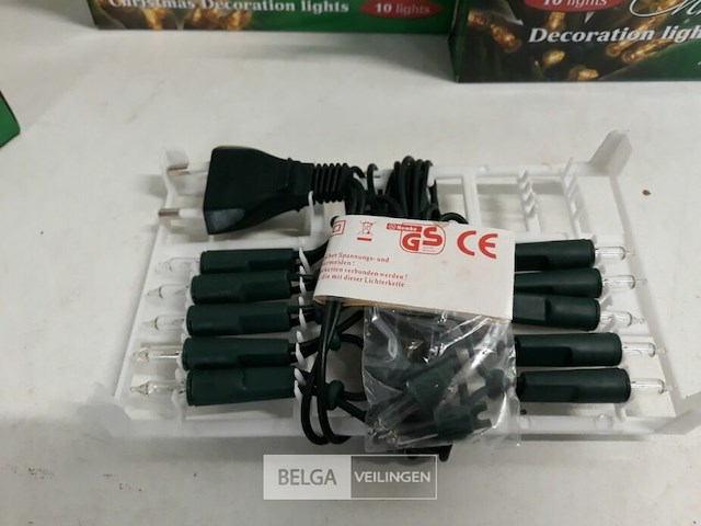 10 x kerstlampen 10 l classic kaars - afbeelding 3 van  3