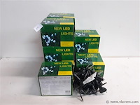 10 x kerstlampen 100 l led blauw - afbeelding 1 van  2