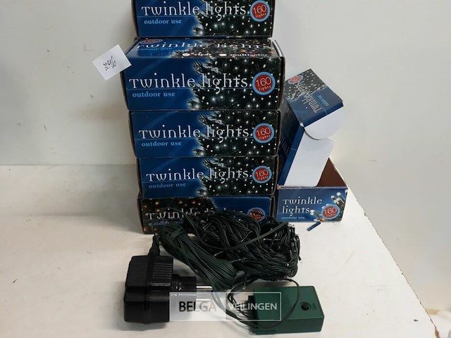 10 x kerstlampen 160 l classic twinkel 8 programma's - afbeelding 2 van  3