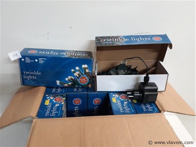 10 x kerstlampen 180 l classic twinkel 8 programma's - afbeelding 1 van  2