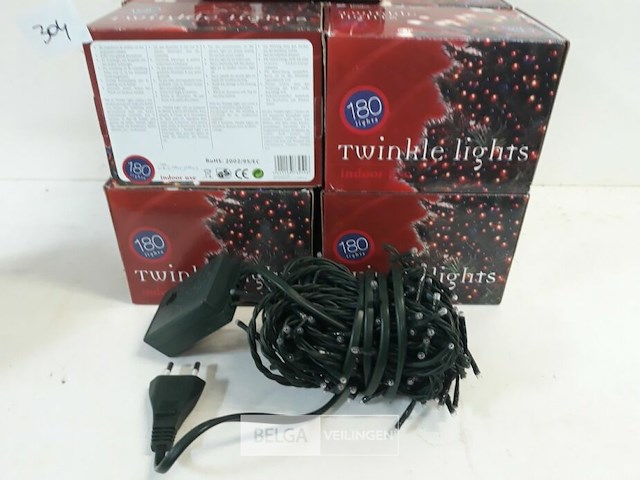 10 x kerstlampen 180 l classic twinkel 8 programma's - afbeelding 3 van  3