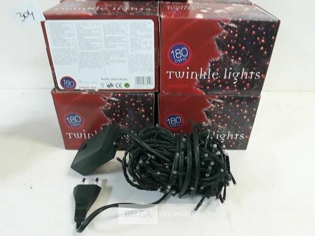 10 x kerstlampen 180 l classic twinkel 8 programma's - afbeelding 3 van  3
