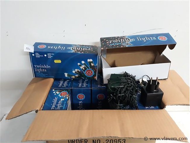 10 x kerstlampen 200 l classic twinkel 8 programma's - afbeelding 1 van  2