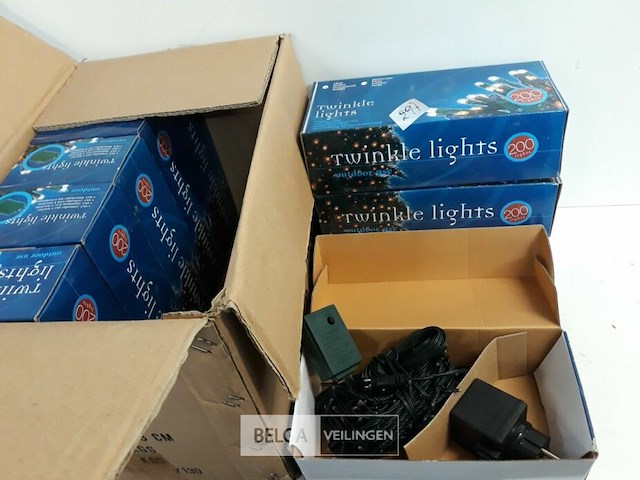10 x kerstlampen 200 l classic twinkel 8 programma's - afbeelding 1 van  3