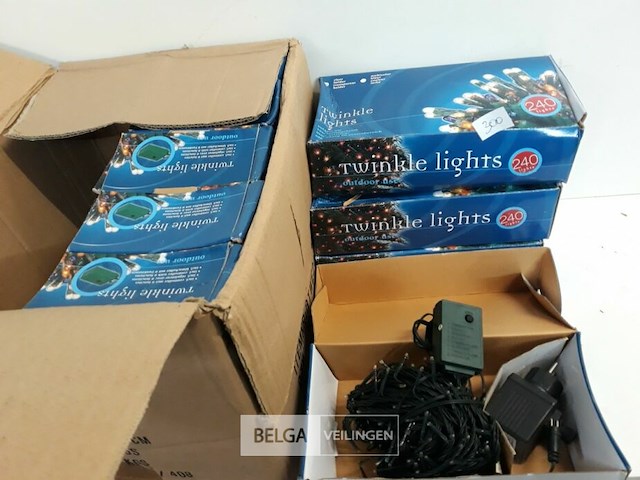 10 x kerstlampen 240 l classic twinkel 8 programma's - afbeelding 2 van  3