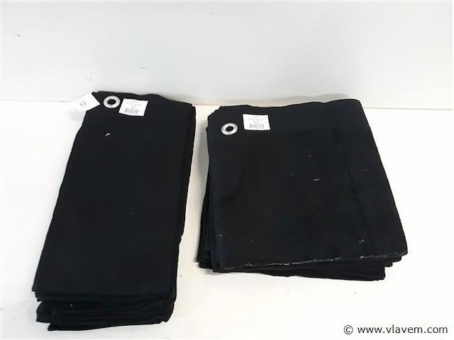 10 x keukenhanddoek mix zwart - afbeelding 1 van  2