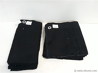 10 x keukenhanddoek mix zwart - afbeelding 1 van  2