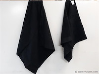 10 x keukenhanddoek mix zwart - afbeelding 2 van  2