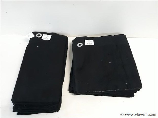 10 x keukenhanddoek mix zwart - afbeelding 1 van  2