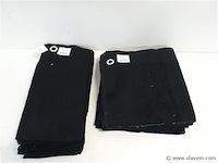 10 x keukenhanddoek mix zwart - afbeelding 1 van  2