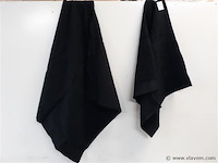 10 x keukenhanddoek mix zwart - afbeelding 2 van  2