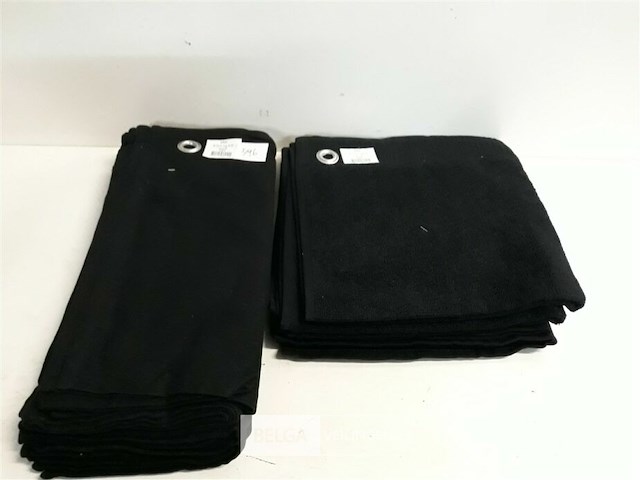 10 x keukenhanddoek zwart 2 assorti - afbeelding 1 van  3