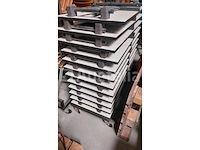 10 x klaptafels drisag 140 x 60 inclusief kar - afbeelding 3 van  6