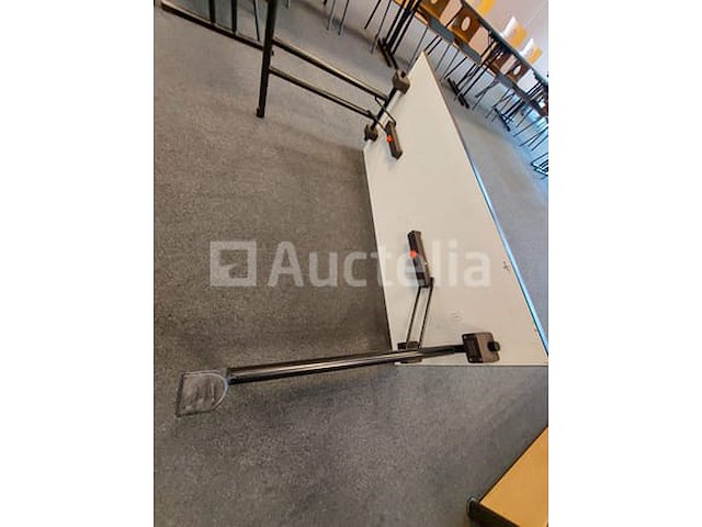 10 x klaptafels drisag 140 x 60 inclusief kar - afbeelding 5 van  6