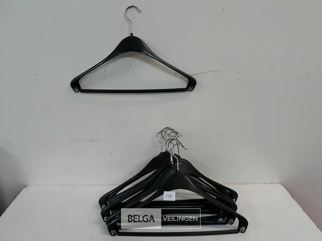 10 x kleerhanger pvc zwaar model gebruikt - afbeelding 2 van  3