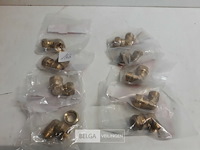 10 x knelkoppeling bocht koper 15 mm ½ 2 assorti - afbeelding 1 van  3