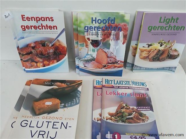 10 x kookboek 5 verschillende - afbeelding 2 van  2