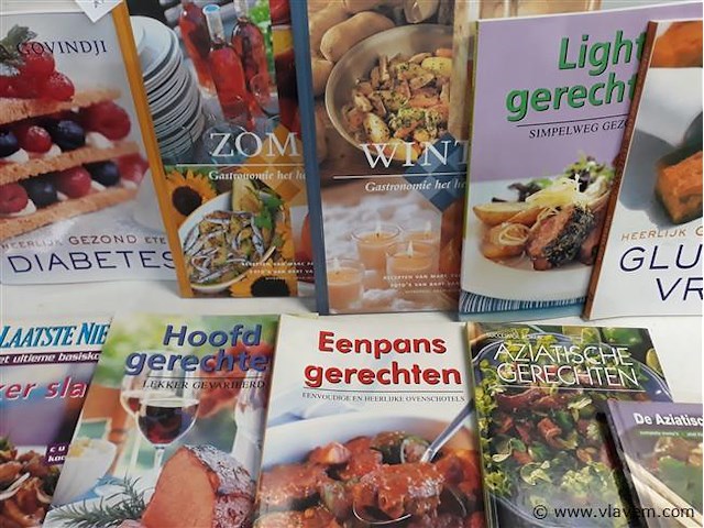 10 x kookboeken 10 verschillende - afbeelding 2 van  2