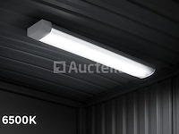 10 x led-batten met lens – 120w – 120cm – 6500k koud wit – tetra-lens - afbeelding 4 van  5