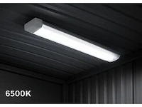 10 x led-batten met lens – 120w – 120cm – 6500k koud wit – tetra-lens
