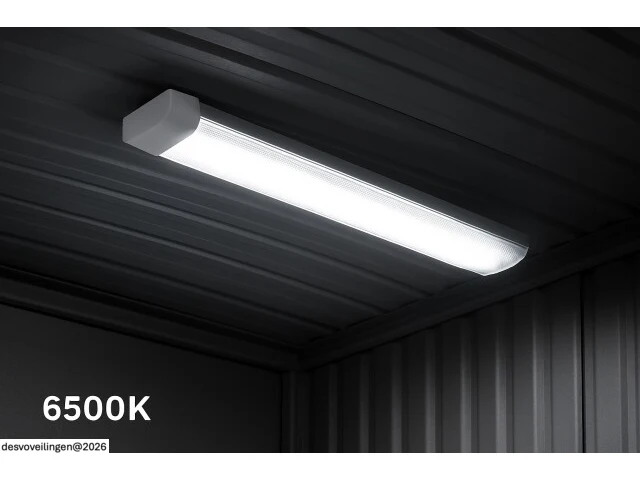 10 x led-batten met lens – 120w – 120cm – 6500k koud wit – tetra-lens - afbeelding 2 van  6