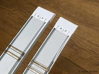 10 x led-batten met lens – 120w – 120cm – 6500k koud wit – tetra-lens - afbeelding 3 van  5