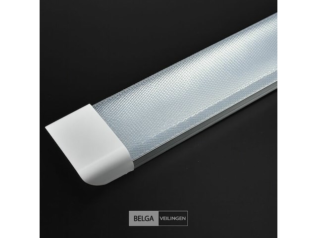 10 x led-batten met lens – 120w – 120cm – 6500k koud wit – tetra-lens - afbeelding 3 van  6