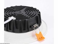 10 x led downlight – 15w – 3000k warm wit – ip20 - afbeelding 4 van  6
