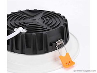 10 x led downlight – 15w – 6500k koud wit – ip20 - afbeelding 3 van  5