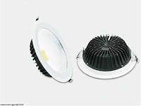 10 x led downlight – 30w – 6500k koud wit – cob – ip20 - afbeelding 3 van  5