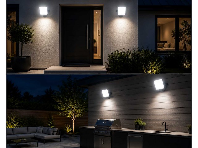 10 x led frameless floodlight 100w – 6400k koud wit – ip66 – pegasus-100 - afbeelding 3 van  5