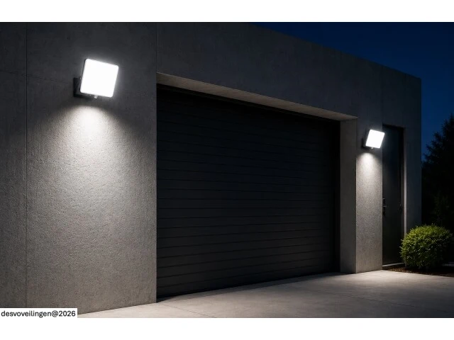 10 x led frameless floodlight 100w – 6400k koud wit – ip66 – pegasus-100 - afbeelding 2 van  6