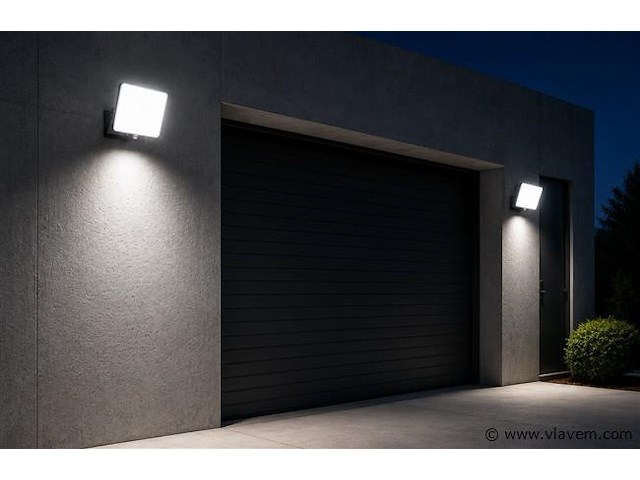 10 x led frameless floodlight 100w – 6400k koud wit – ip66 – pegasus-100 - afbeelding 1 van  5