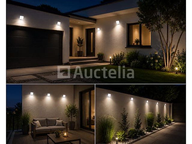 10 x led frameless floodlight 10w – 6400k koud wit – ip66 – pegasus-10 - afbeelding 1 van  5