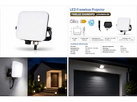 10 x led frameless floodlight 10w – 6400k koud wit – ip66 – pegasus-10 - afbeelding 5 van  5