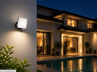 10 x led frameless floodlight 10w – 6400k koud wit – ip66 – pegasus-10 - afbeelding 2 van  6