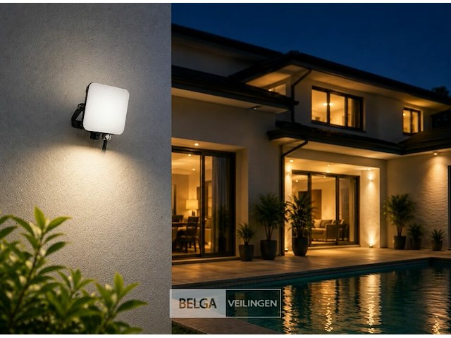 10 x led frameless floodlight 10w – 6400k koud wit – ip66 – pegasus-10 - afbeelding 2 van  6