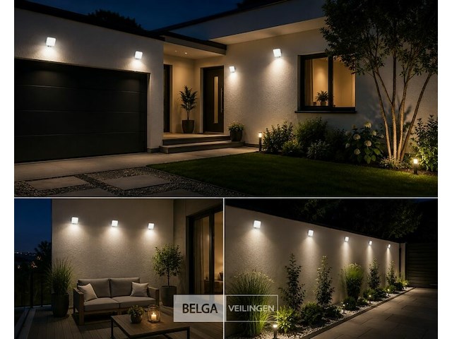 10 x led frameless floodlight 10w – 6400k koud wit – ip66 – pegasus-10 - afbeelding 4 van  6
