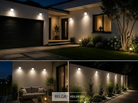 10 x led frameless floodlight 10w – 6400k koud wit – ip66 – pegasus-10 - afbeelding 4 van  6