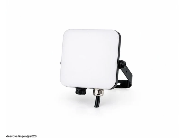 10 x led frameless floodlight 20w – 6400k koud wit – ip66 – pegasus-20 - afbeelding 3 van  6