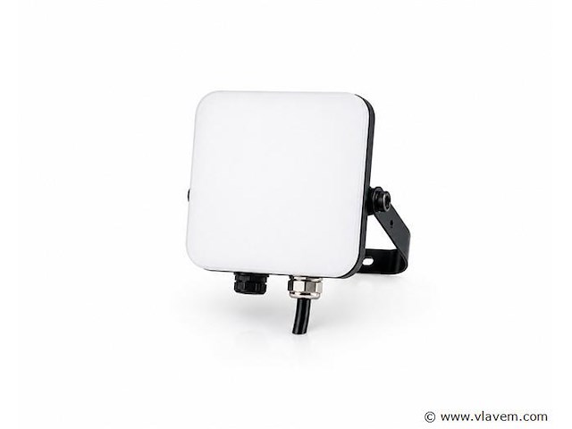 10 x led frameless floodlight 20w – 6400k koud wit – ip66 – pegasus-20 - afbeelding 2 van  5