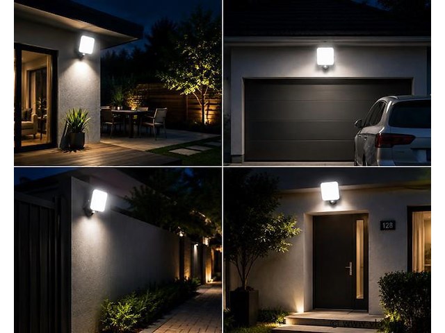 10 x led frameless floodlight 20w – 6400k koud wit – ip66 – pegasus-20 - afbeelding 3 van  5