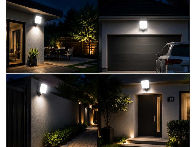 10 x led frameless floodlight 30w – 6400k koud wit – ip66 – pegasus-30 - afbeelding 3 van  5