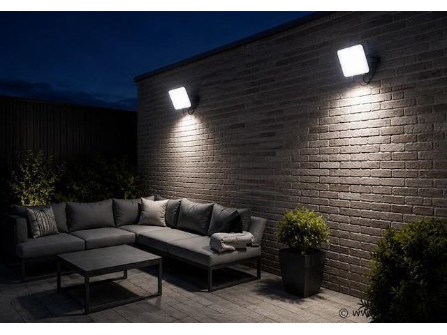 10 x led frameless floodlight 50w – 6400k koud wit – ip66 – pegasus-50 - afbeelding 1 van  5