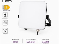10 x led frameless floodlight 50w – 6400k koud wit – ip66 – pegasus-50 - afbeelding 2 van  5